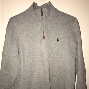 Polo Ralph Lauren gray 3/4 zip